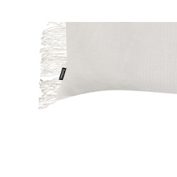 Zestaw 2 poduszek dekoracyjnych MABA Bawełna 50 x 35 cm Złamana biel Jednolity