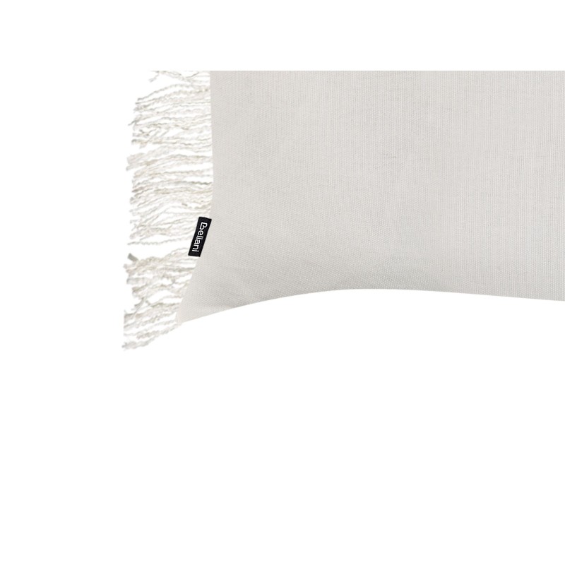 Zestaw 2 poduszek dekoracyjnych MABA Bawełna 50 x 35 cm Złamana biel Jednolity