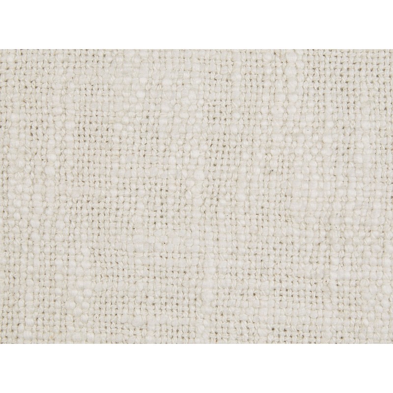 Zestaw 2 poduszek dekoracyjnych MABA Bawełna 50 x 35 cm Złamana biel Jednolity