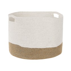 Zestaw 2 koszy KAHAN Bawełna Biały