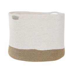 Zestaw 2 koszy KAHAN Bawełna Biały