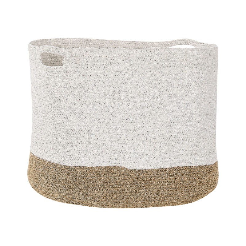 Zestaw 2 koszy KAHAN Bawełna Biały