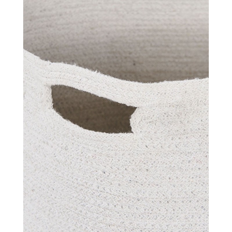 Zestaw 2 koszy KAHAN Bawełna Biały