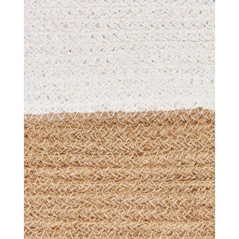 Zestaw 2 koszy KAHAN Bawełna Biały