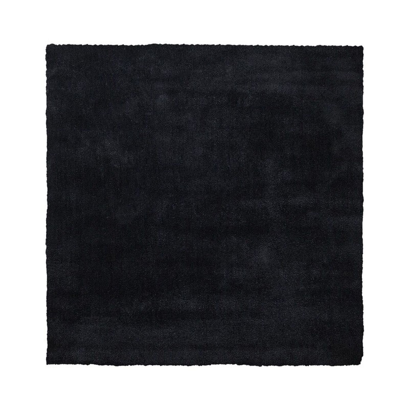 Dywan shaggy 200 x 200 cm czarny DEMRE
