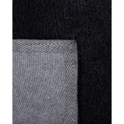 Dywan shaggy 200 x 200 cm czarny DEMRE