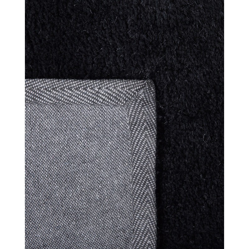 Dywan shaggy 200 x 200 cm czarny DEMRE