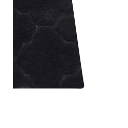 Dywan sztuczne futro królika 80 x 150 cm czarny GHARO