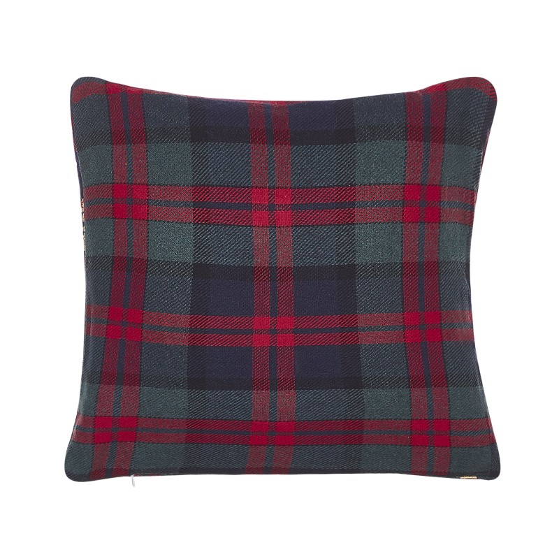 Zestaw 2 poduszek dekoracyjnych CUPID 45 x 45 cm Ciemnozielony Wzór świąteczny