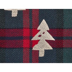 Zestaw 2 poduszek dekoracyjnych CUPID 45 x 45 cm Ciemnozielony Wzór świąteczny