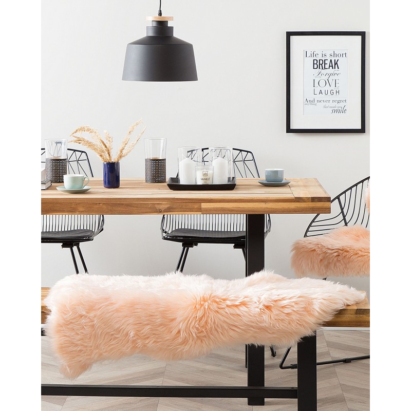 Skóra owcza brzoskwiniowa ULURU