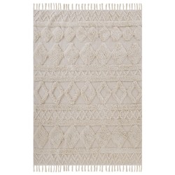 Dywan bawełniany 160 x 230 cm beżowy DIDIM