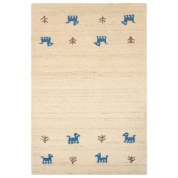 Dywan wełniany gabbeh 200 x 300 cm beżowy YALI