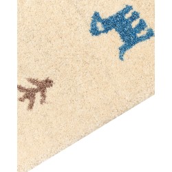 Dywan wełniany gabbeh 200 x 300 cm beżowy YALI