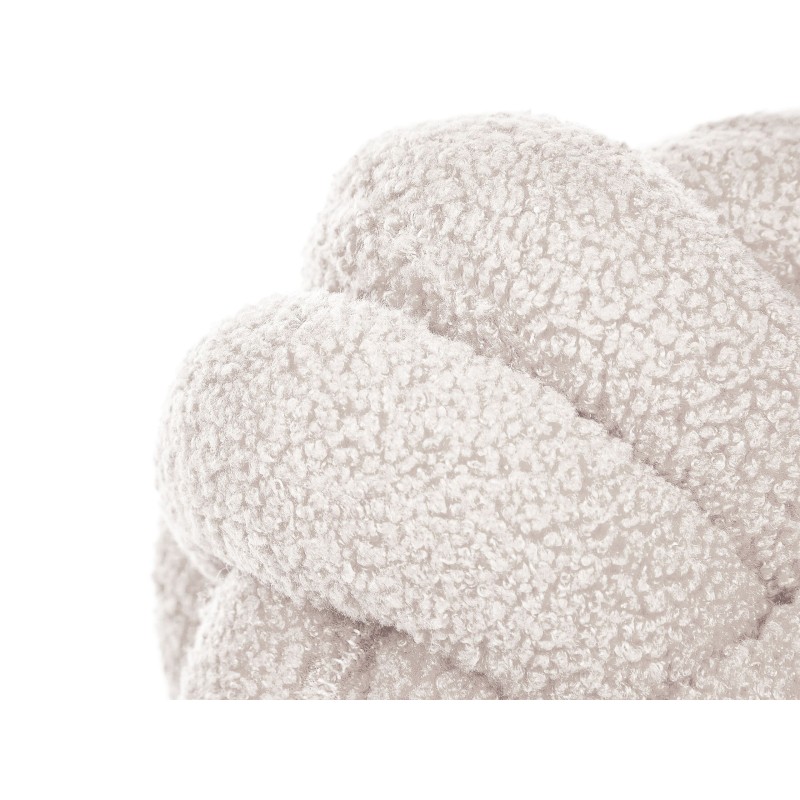 Zestaw 2 poduszek dekoracyjnych MALNI Boucle 19 x 19 cm Złamana biel Jednolity