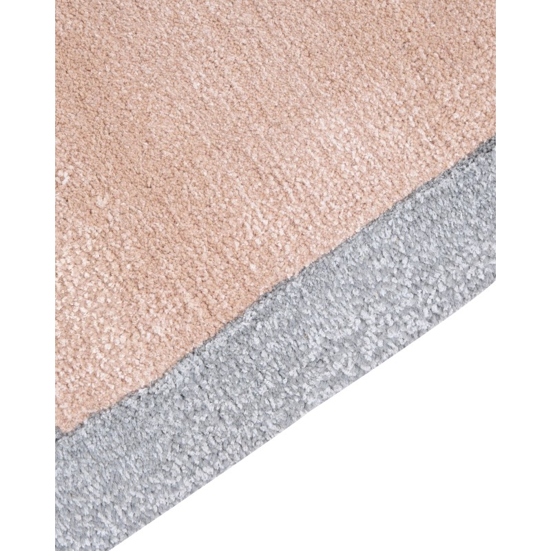 Dywan z wiskozy 160 x 230 cm beżowo-szary MALAN