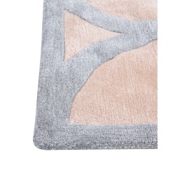 Dywan z wiskozy 160 x 230 cm beżowo-szary MALAN