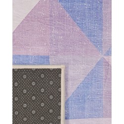 Dywan 80 x 150 cm niebiesko-szary KARTEPE