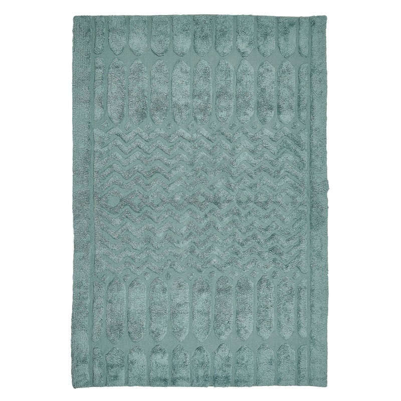 Dywan bawełniany 140 x 200 cm miętowy SIRNAK