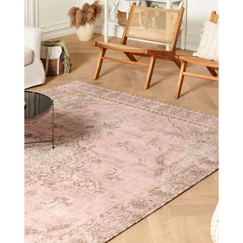 Dywan bawełniany 200 x 300 cm różowy MATARIM