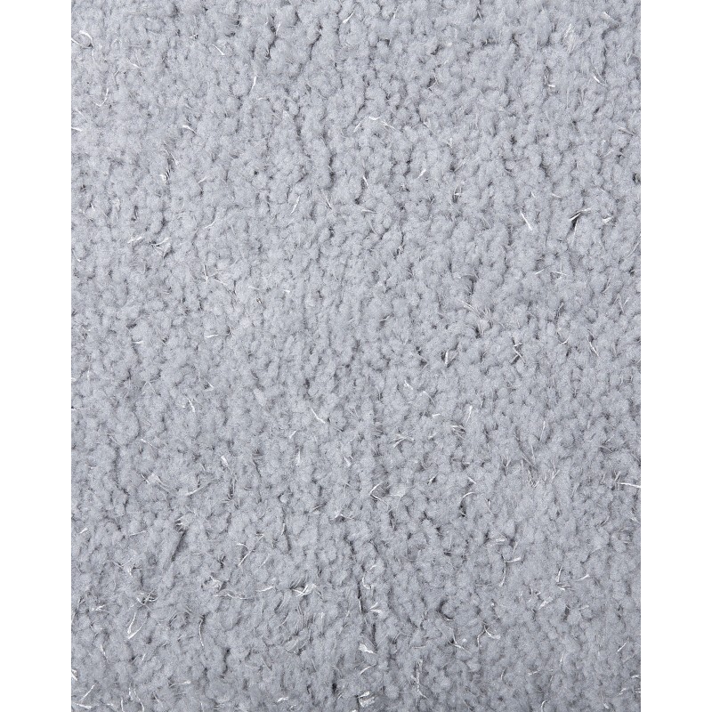 Dywan shaggy okrągły ⌀ 140 cm jasnoszary DEMRE