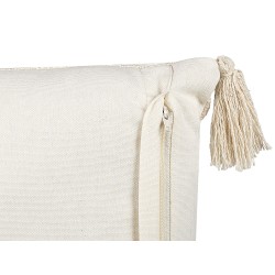 Zestaw 2 poduszek dekoracyjnych LUPINUS Bawełna 55 x 35 cm Jasnobeżowy Wzór geometryczny