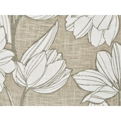 Zestaw 2 poduszek dekoracyjnych CYANOTIS Bawełna 45 x 45 cm Zielony Wzór kwiatowy