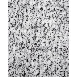 Dywan shaggy 80 x 150 cm szary melanż DEMRE