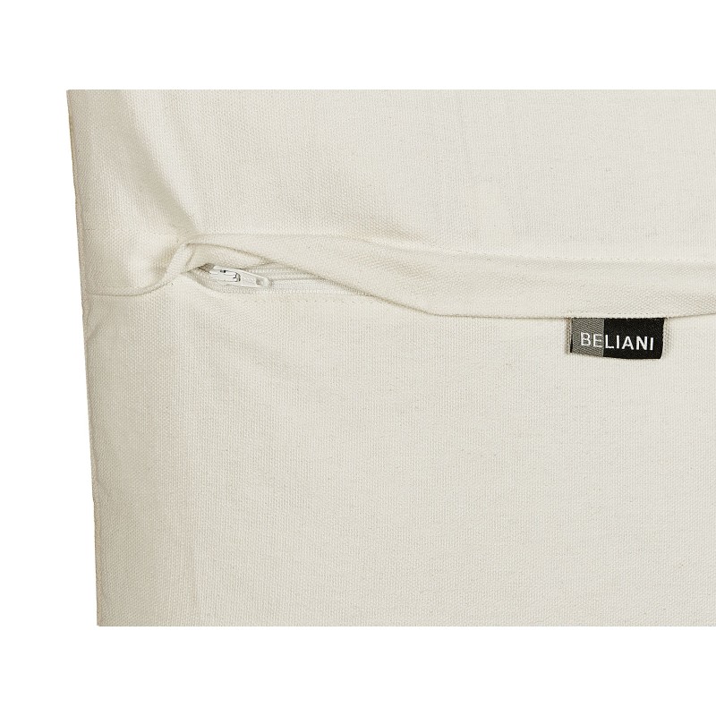 Poduszka dekoracyjna BHUSAWAL Bawełna 50 x 50 cm Czarny Wzór geometryczny