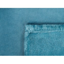 Koc BAYBURT 200 x 220 cm Niebieski