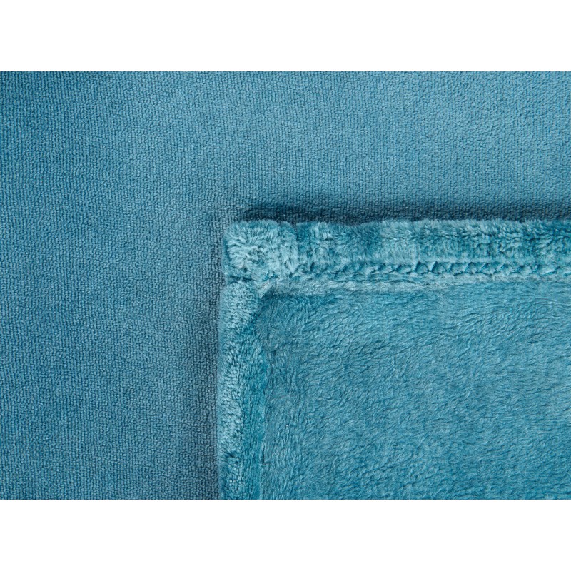 Koc BAYBURT 200 x 220 cm Niebieski