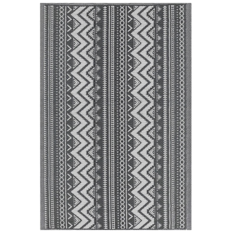 Dywan zewnętrzny 120 x 180 cm czarny NAGPUR