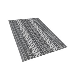 Dywan zewnętrzny 120 x 180 cm czarny NAGPUR