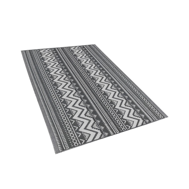 Dywan zewnętrzny 120 x 180 cm czarny NAGPUR