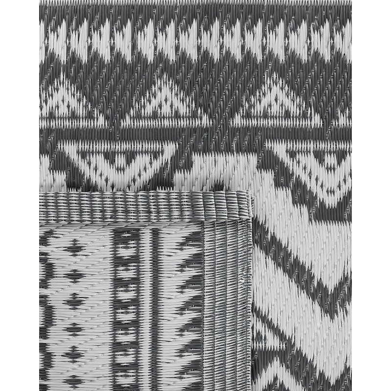 Dywan zewnętrzny 120 x 180 cm czarny NAGPUR