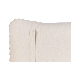 Zestaw 2 poduszek dekoracyjnych BEDADI Bawełna 45 x 45 cm Jasnobeżowy Wzór geometryczny