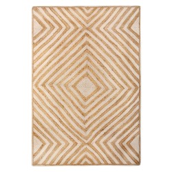 Dywan bawełniany 140 x 200 cm beżowy PIRLI