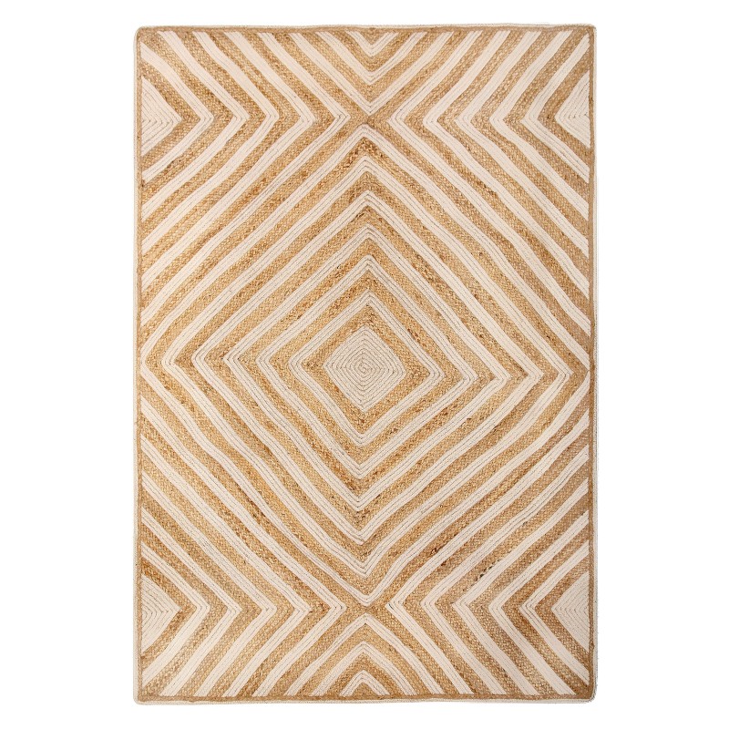 Dywan bawełniany 140 x 200 cm beżowy PIRLI