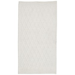 Dywan wełniany 80 x 150 cm złamana biel ERZIN
