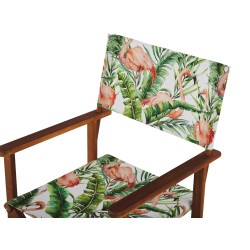 Zestaw 2 wymiennych tkanin do krzeseł ogrodowych CINE Różowy