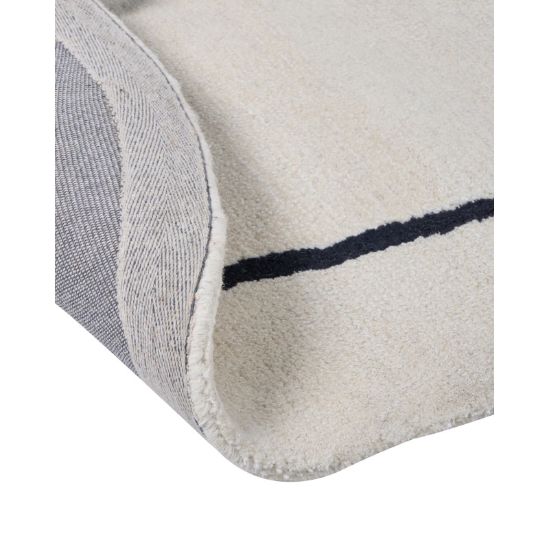 Dywan z wiskozy 160 x 230 cm beżowy DERA