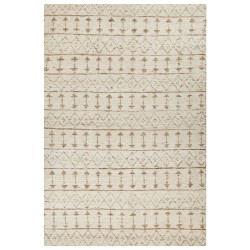 Dywan z tkaniny konopnej 200 x 300 cm beżowy SANAO
