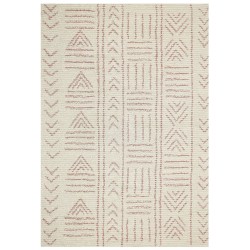 Dywan bawełniany 160 x 230 cm beżowo-różowy EDIRNE