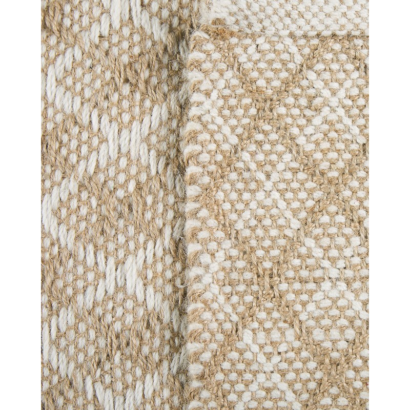 Dywan z juty 50 x 80 cm beżowy AKBEZ