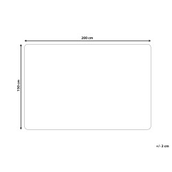 Narzuta na łóżko DELICE 150 x 200 cm Jasnoszary