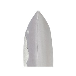 2 poduszki welurowe motyw świąteczny 45 x 45 cm szare SWEETENER