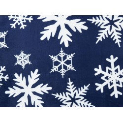 Koc ANISE 150 x 200 cm Ciemnoniebieski