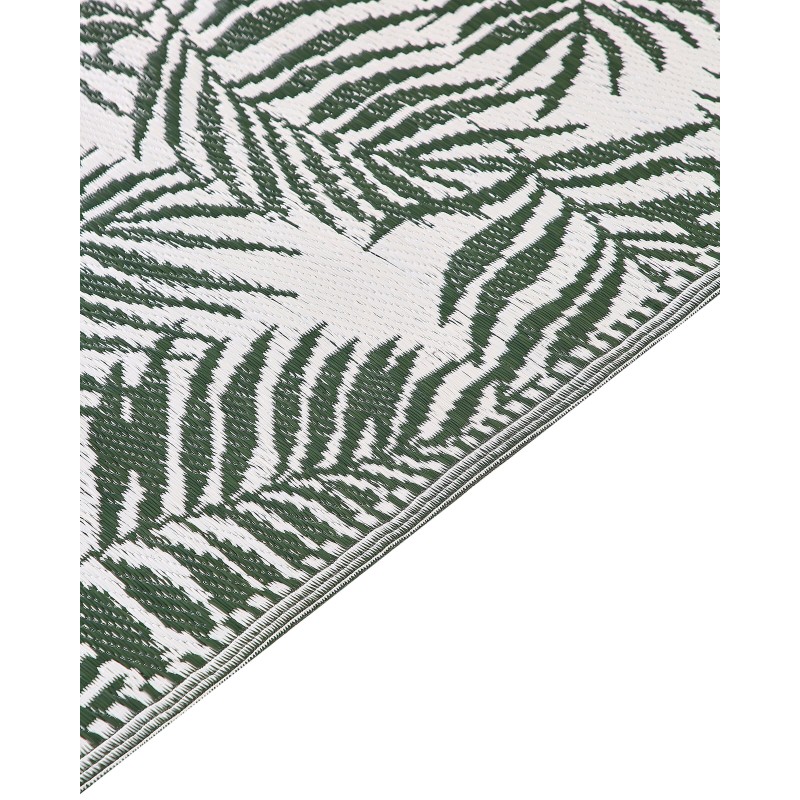 Dywan zewnętrzny 120 x 180 cm ciemnozielony KOTA