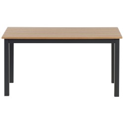 Stół ogrodowy MESSINA 96 cm 52 cm Czarny