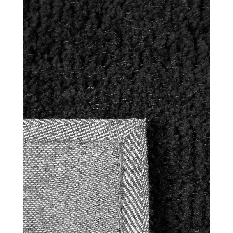 Dywan shaggy 200 x 300 cm czarny DEMRE